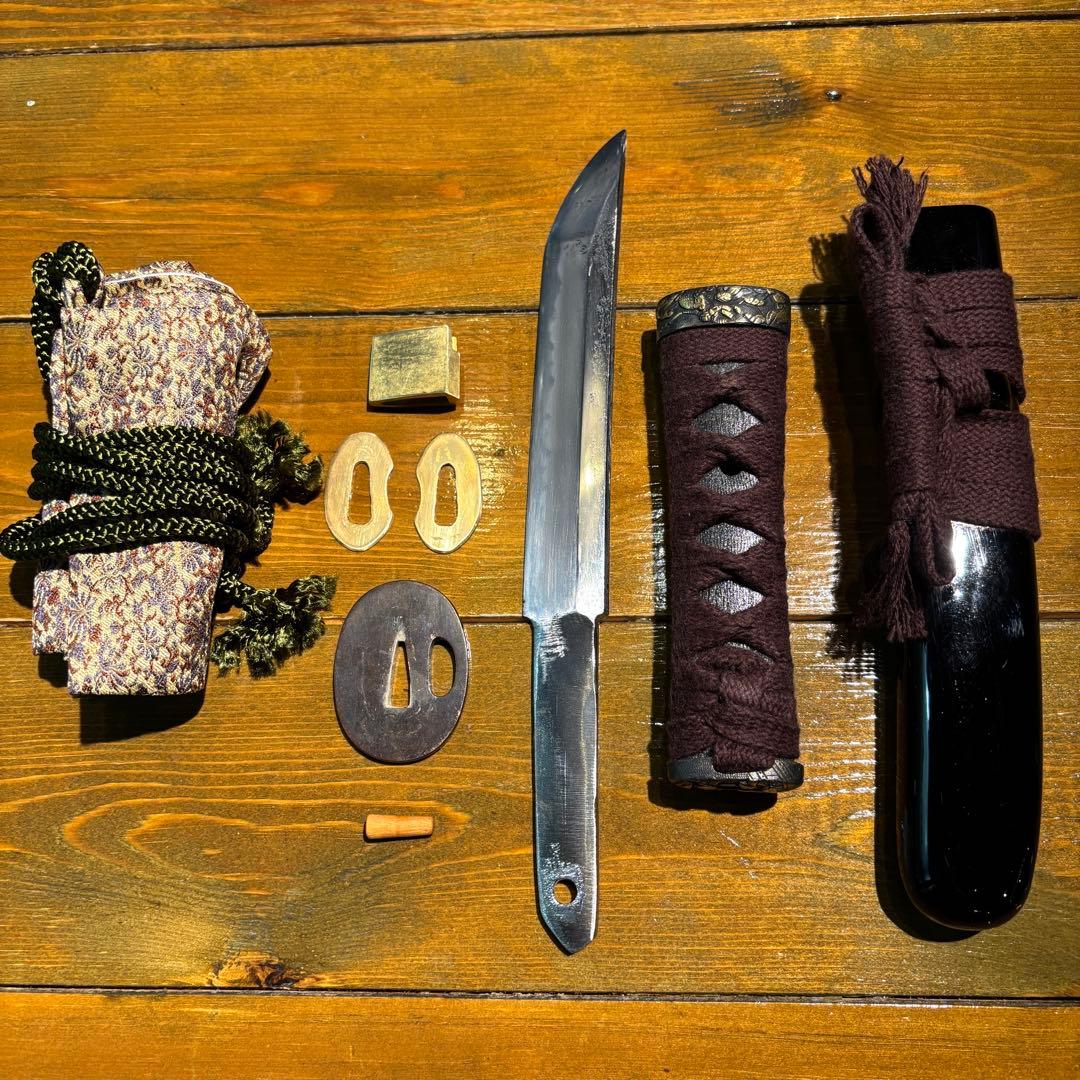 日本刀残欠クラフトナイフNo.96 藤井兼藤 切先