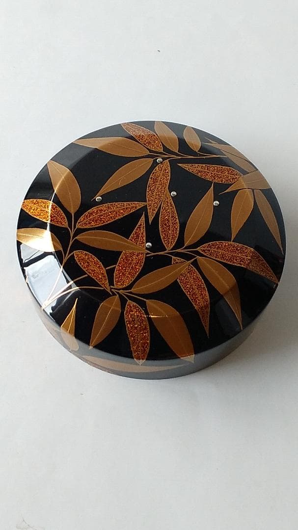 岡本漆専堂 岡本漆園 作 露笹 棗 共箱 漆器 漆芸 抹茶 茶道具 新品 未使用