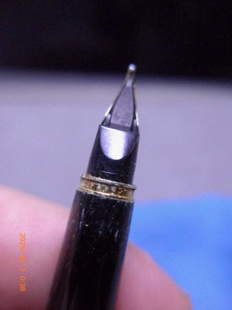 パイロット デラックス　14K ペン先 ブラック×ゴールド