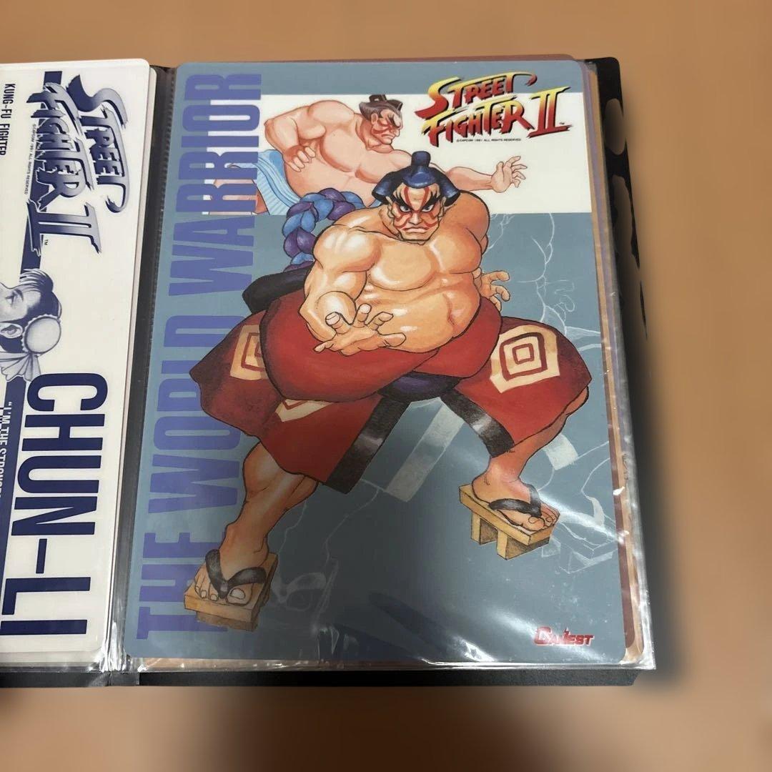 1991年第5回ゲーメスト大賞受賞記念ストリートファイター2下敷き CAPCOM