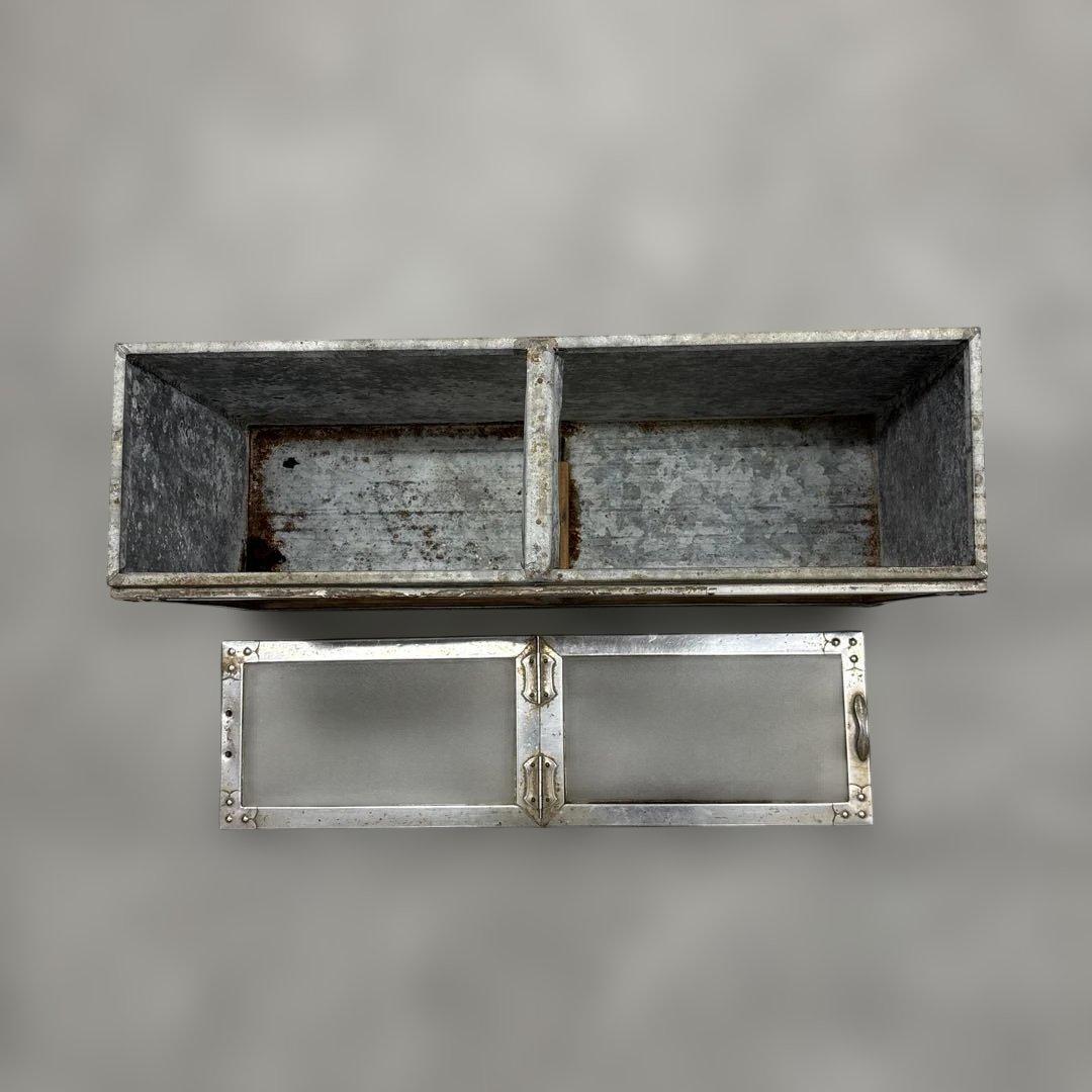 昭和レトロ 駄菓子屋 ブリキガラスショーケース ディスプレイラック 飾り棚