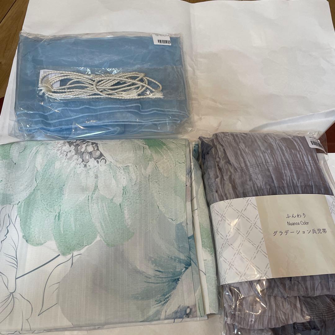 花柄浴衣・帯セット　sugar