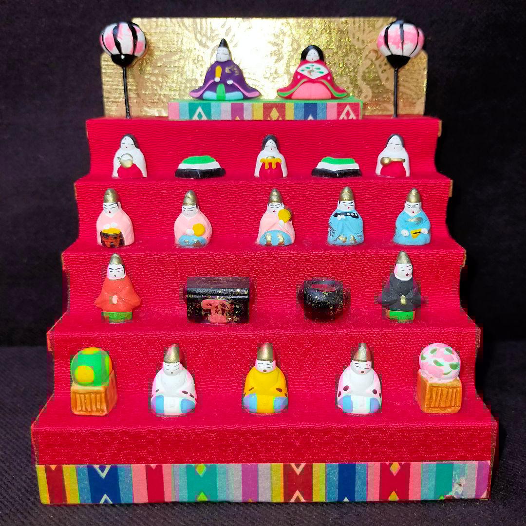 豆雛人形 5段飾り