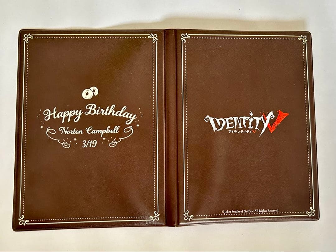 Identity V 第5人格 誕生日グッズセット 探鉱者 ノートンキャンベル