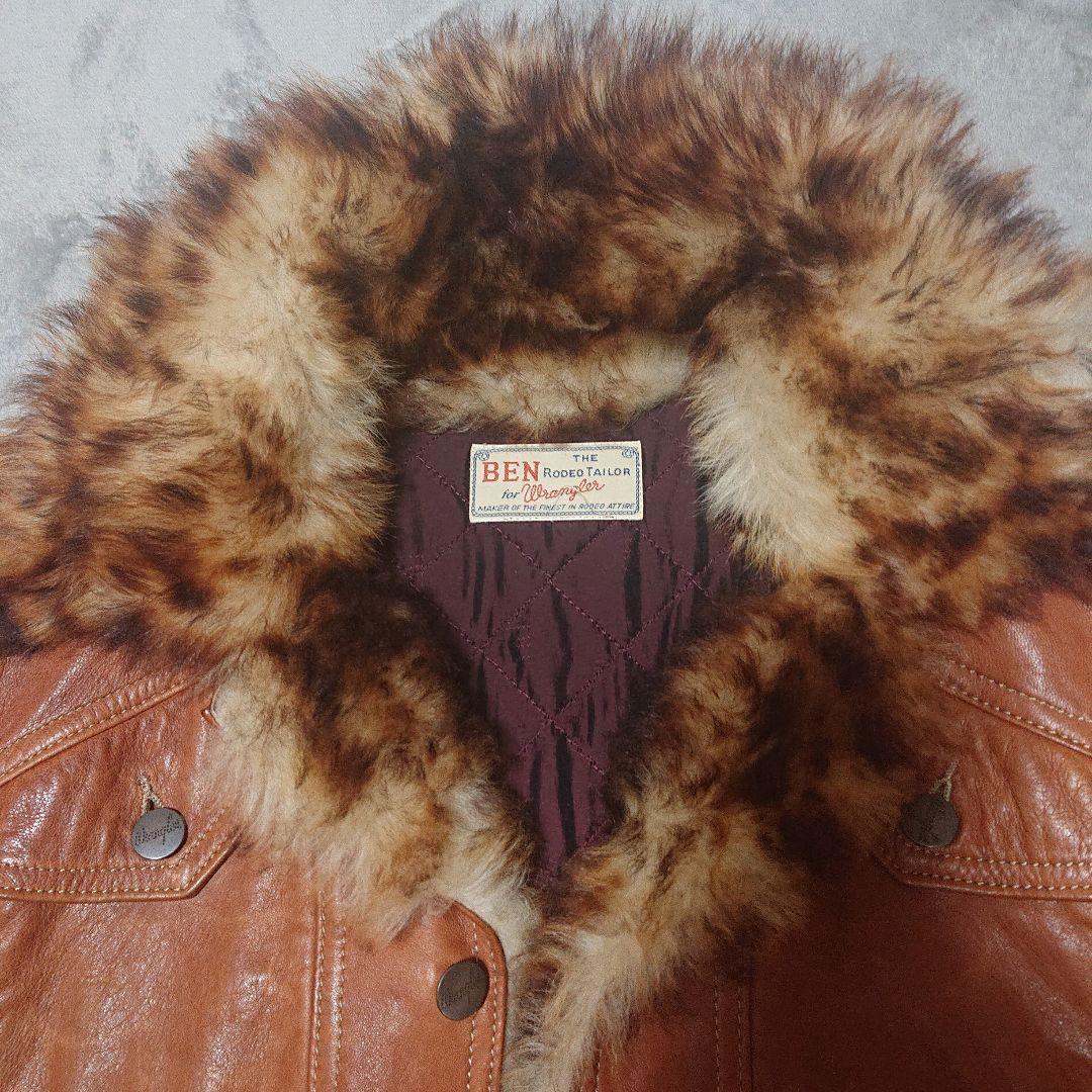 美品 メンズビギ 革ジャケット