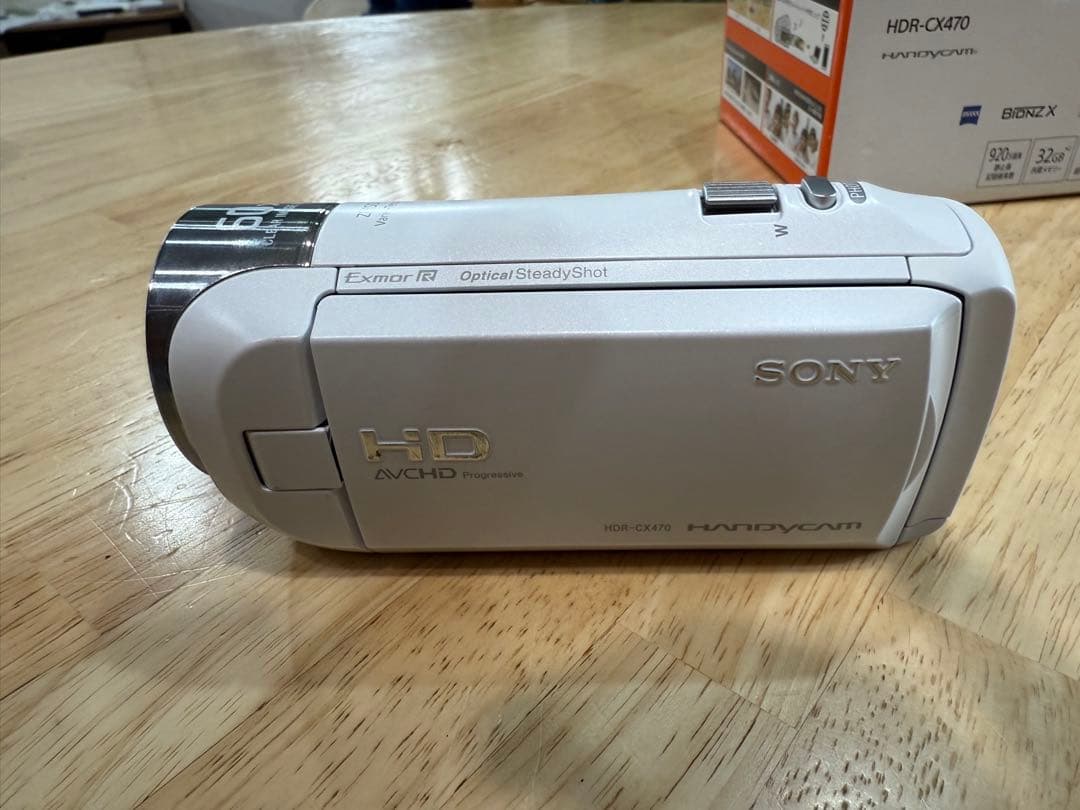 SONY HDR-CX470 ビデオカメラ ホワイト