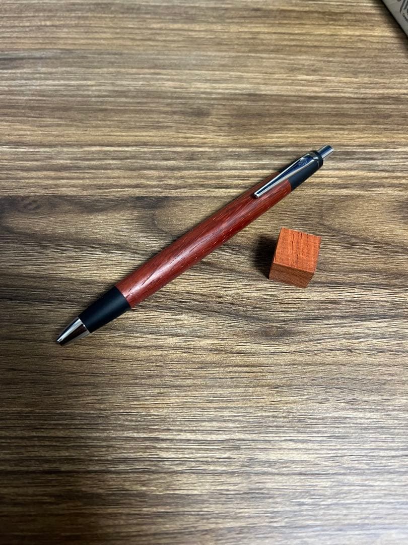 野原工芸 黒紫檀　ボールペン