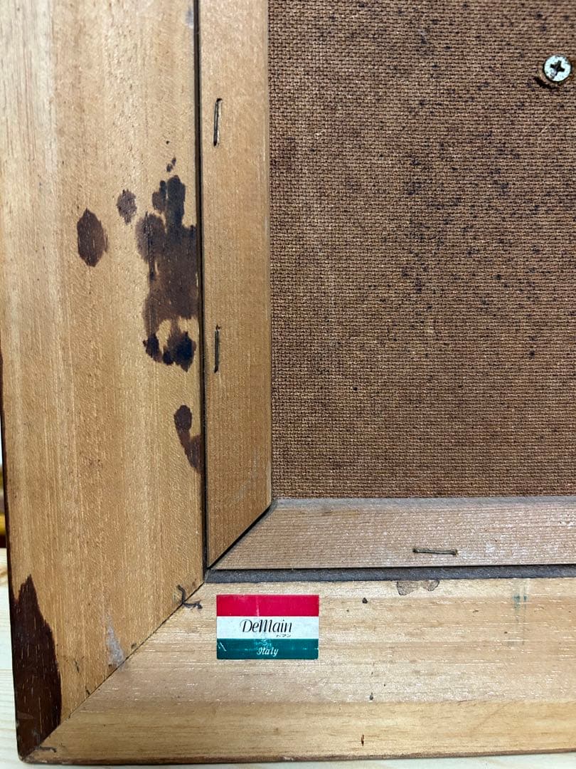 アンティークオブジェDEMAIN ITALY銅板レリーフ