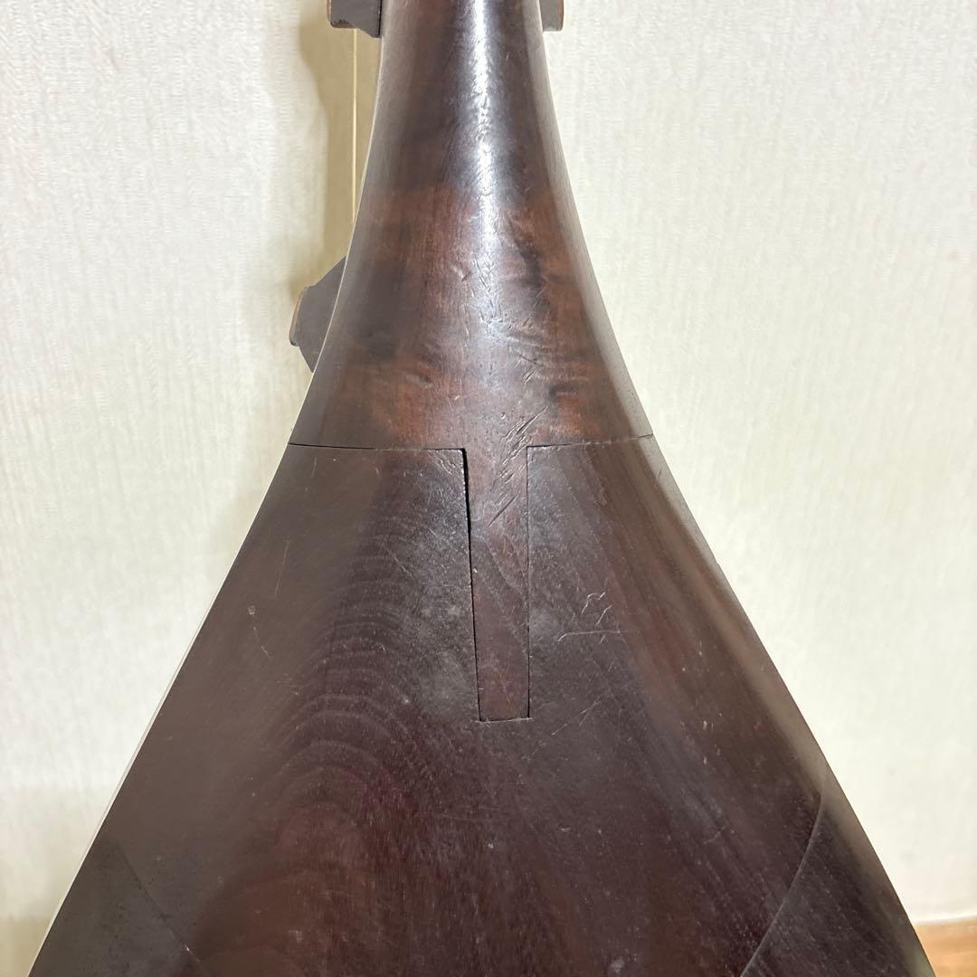 筑前琵琶　五弦　五柱　琵琶　楽器　希少　琵琶立て　弦楽器　琵琶台　民族楽器　5弦