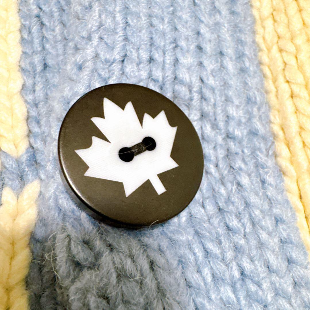 Jesus Canvas カウチンニット　肉厚　セーター　メープルボタンシロクマ