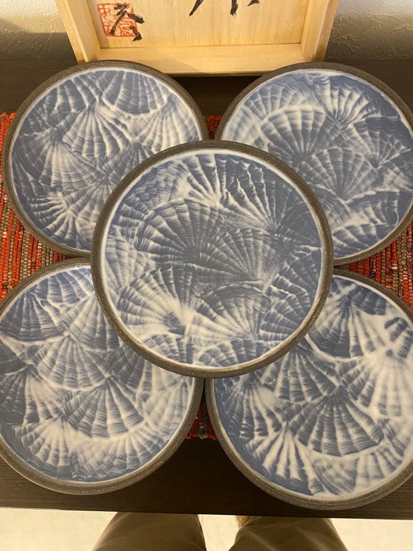 石嶋哲彦　第25回　伝統工芸新作展　組鉢　5客