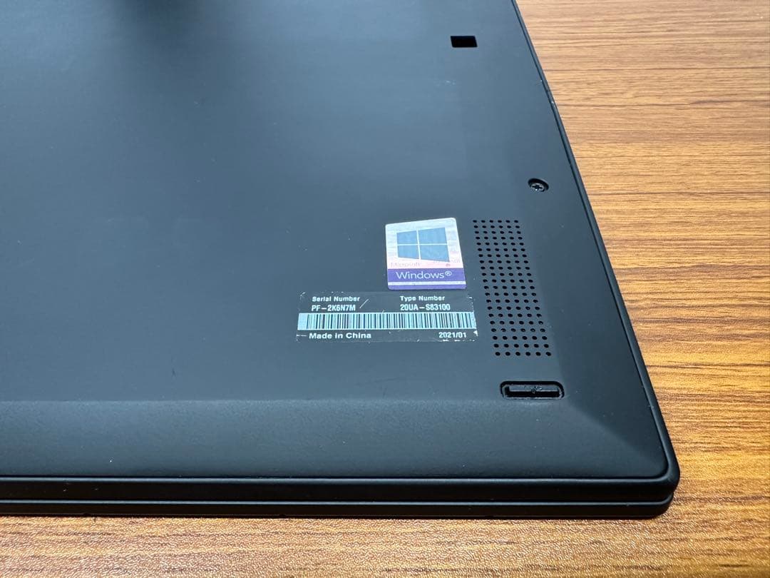 Windowsノート本体 2.X1 Carbon G8 i7-10510 16Gb 2.5K 4GLTE