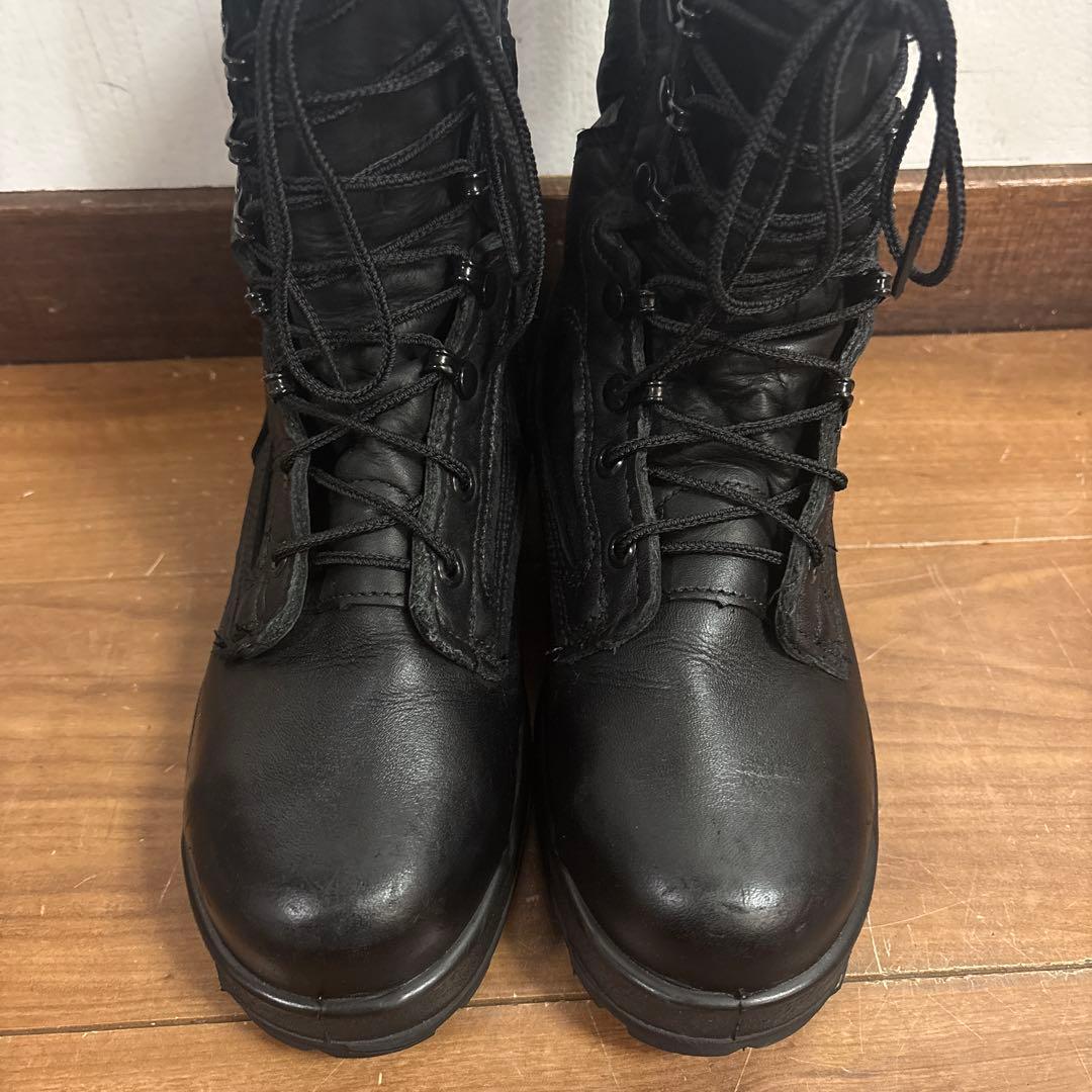 米軍　実物　US NAVY BELLEVILLE オールレザーブーツ　US8W