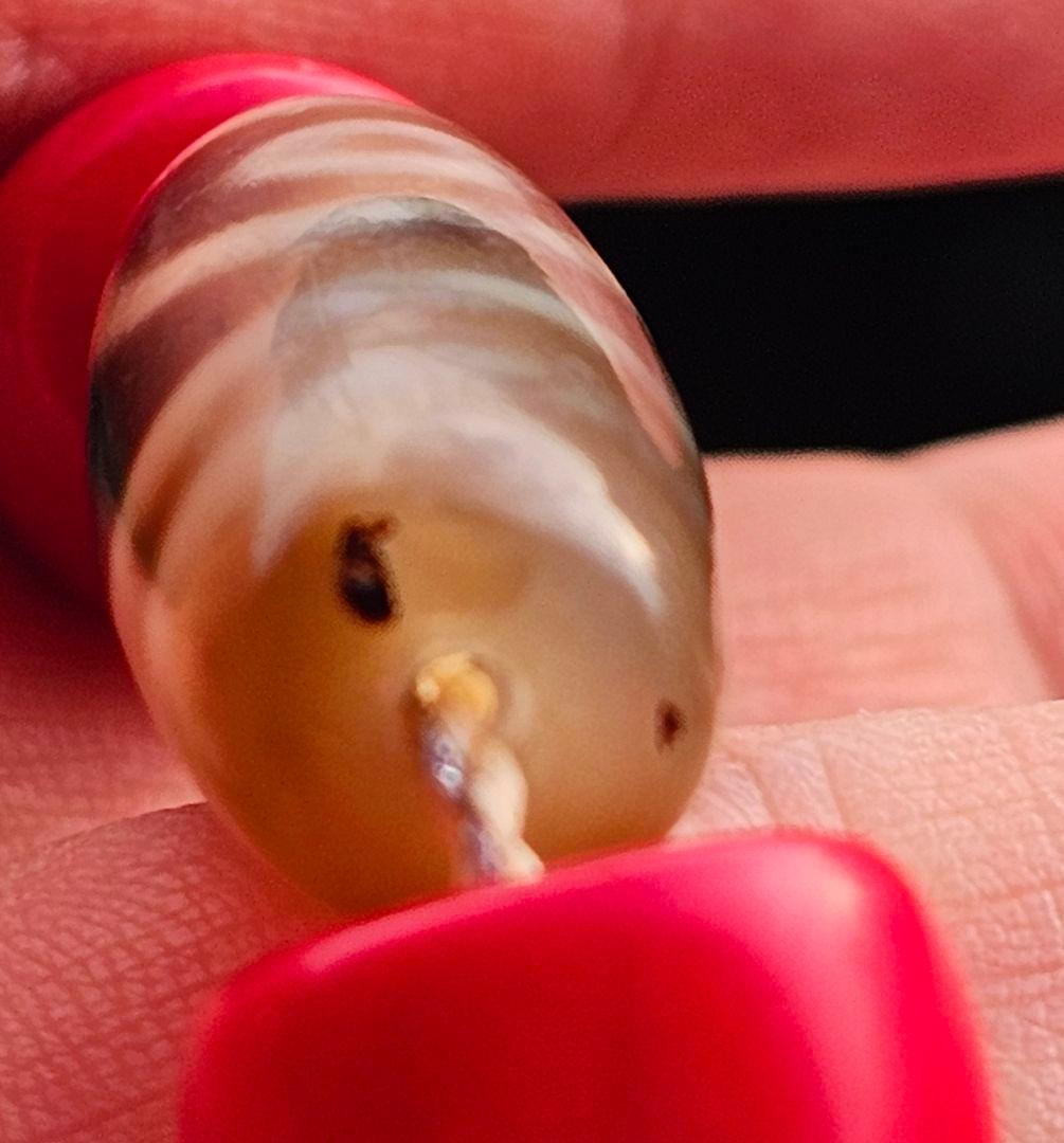 dZi beads(二眼) ネックレス