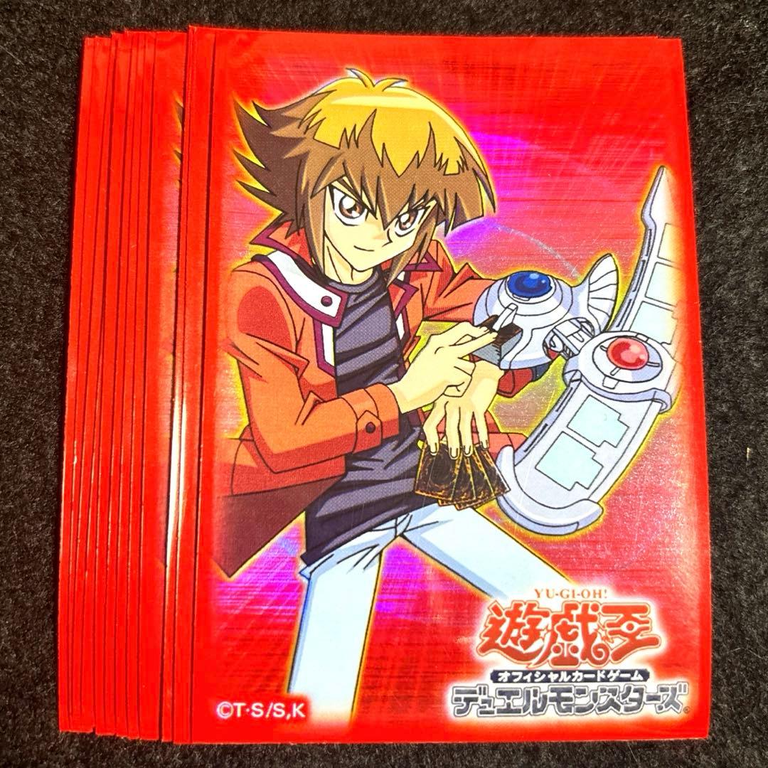 遊戯王 希少‼︎ 【未開封】初期 遊城十代 スリーブ 62枚 公式プロテクター