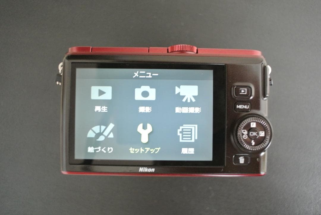 美品 Nikon1 ニコン1 J3 レッド （赤） ボディ 完動品