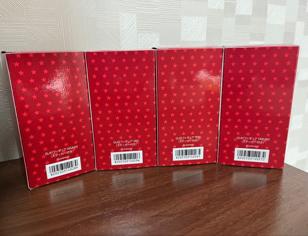 【reo】GLAY フィギュア GRAND FINALE 4体セット