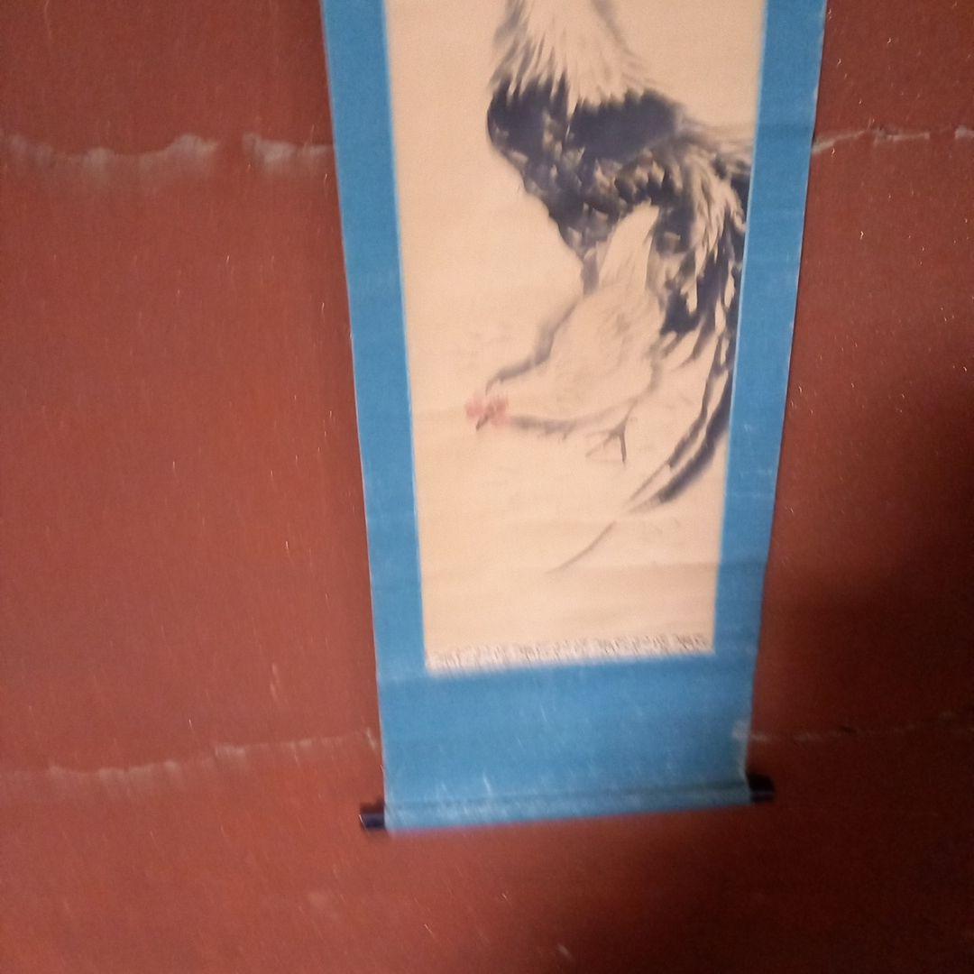 掛軸　希少　コレクション　古物　鶏