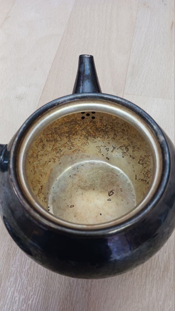 銀川堂　いぶし銀　黄銅　急須　茶器　茶道具　煎茶道具