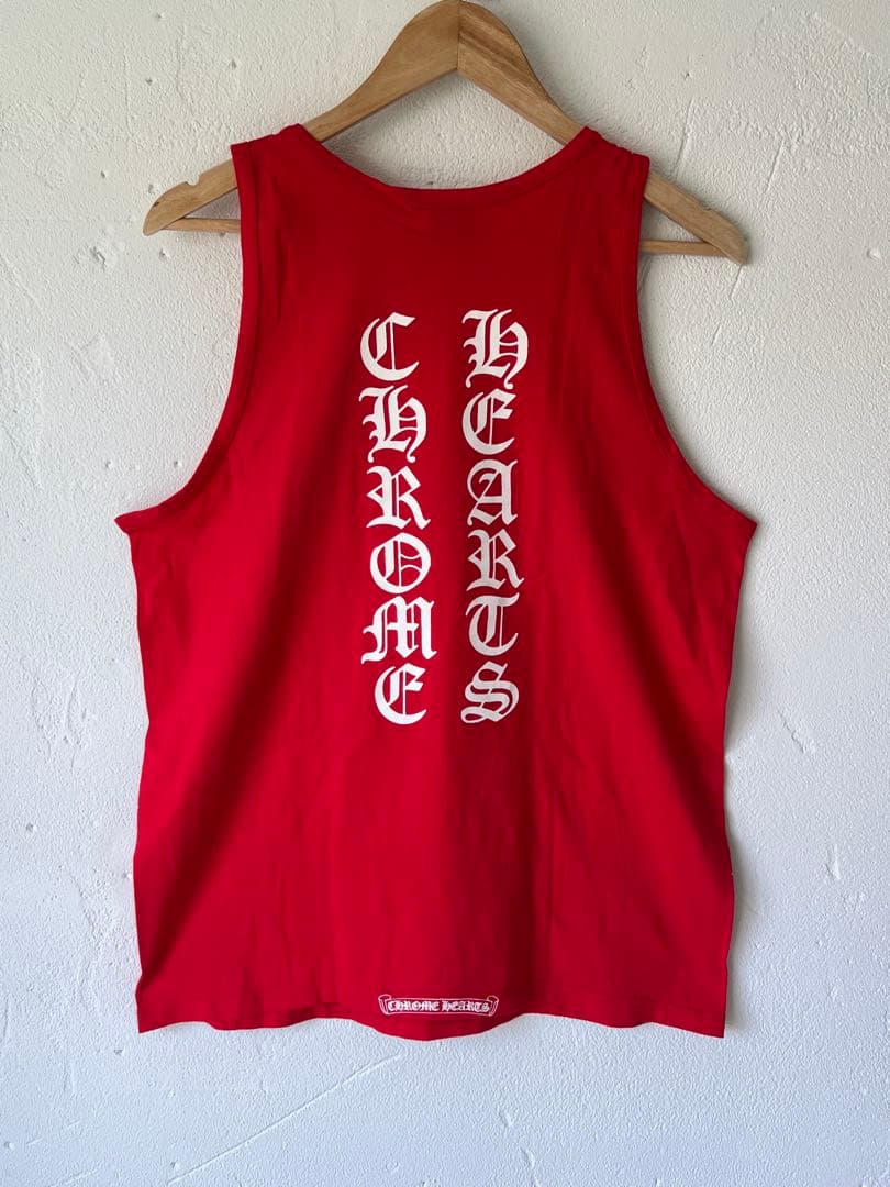 CHROME HEARTS タンクトップ M レッド