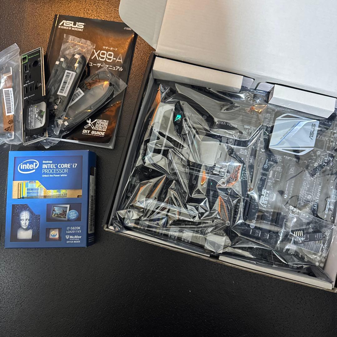 ASUS Ｘ99-A とi7-5820k