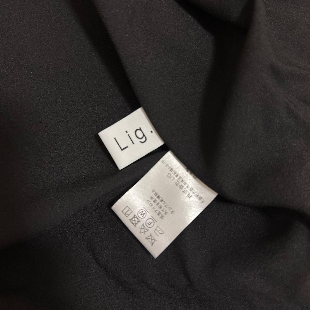 Lig. tulle skirt ブラック 黒