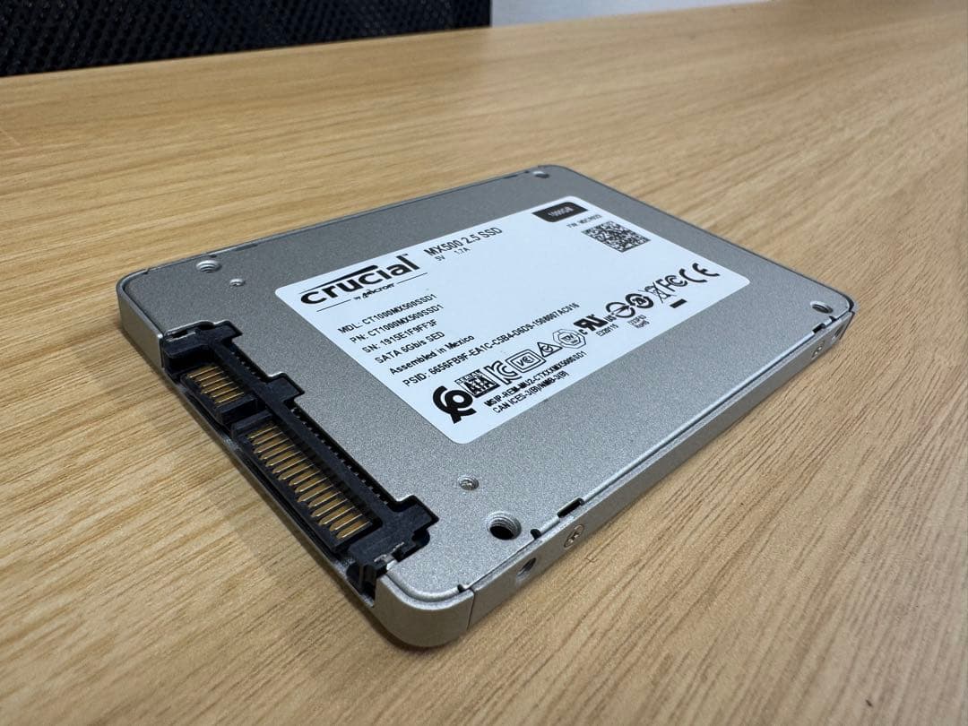 Crucial MX500 1TB 2.5インチ SATA SSD