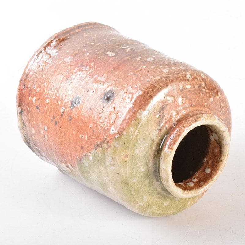 茶道具　信楽焼　瑞峰造　肩衝茶入　仕覆付　共箱　V　6875