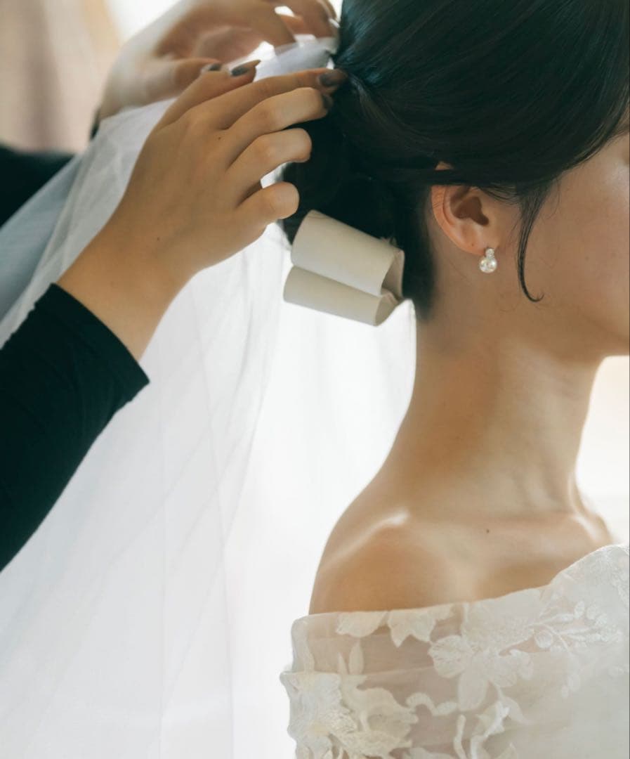 オリジナル♡シルク100%のリボンボンネ