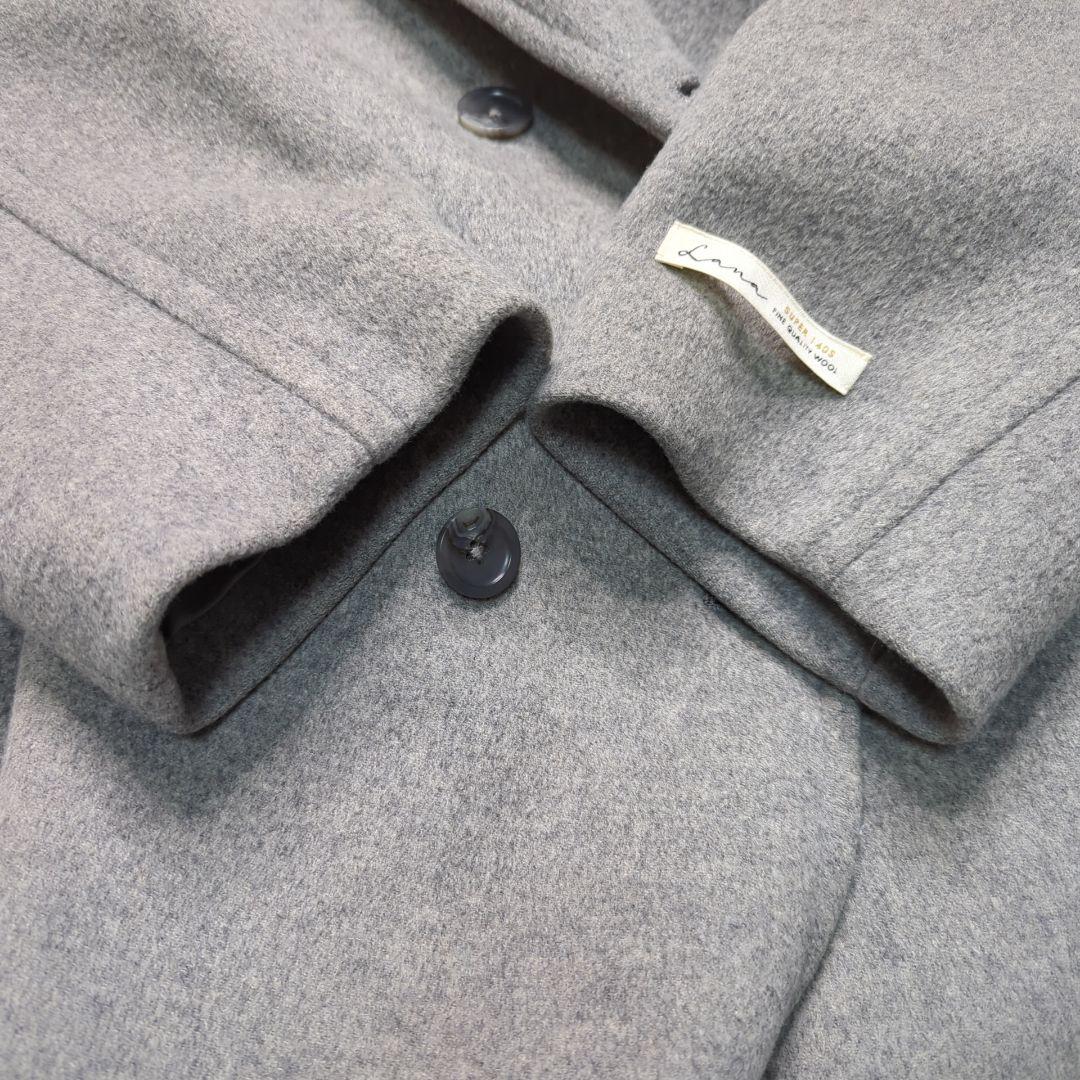 【美品】ジャーナルスタンダードレリューム チェスターコート ウール グレー XL