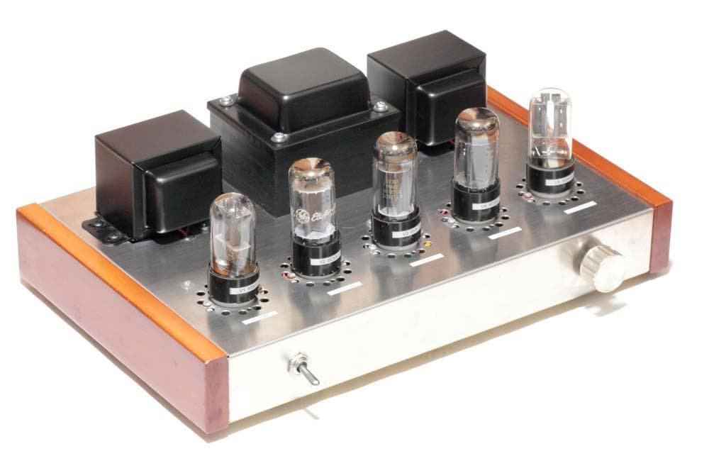 ３極パワー管 6CK4 ステレオパワーアンプ 動作品