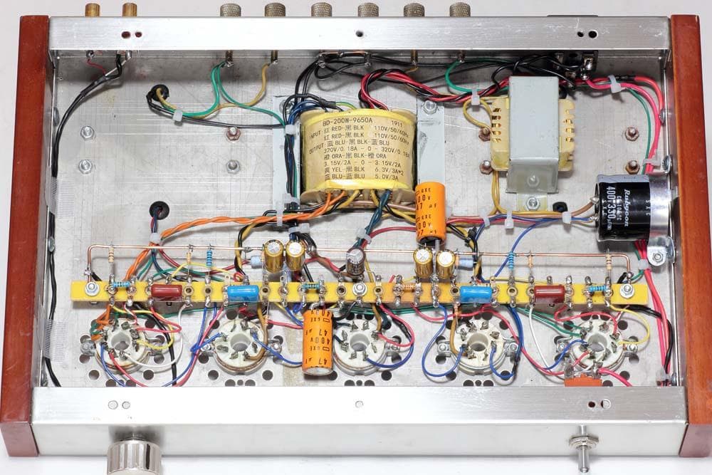３極パワー管 6CK4 ステレオパワーアンプ 動作品
