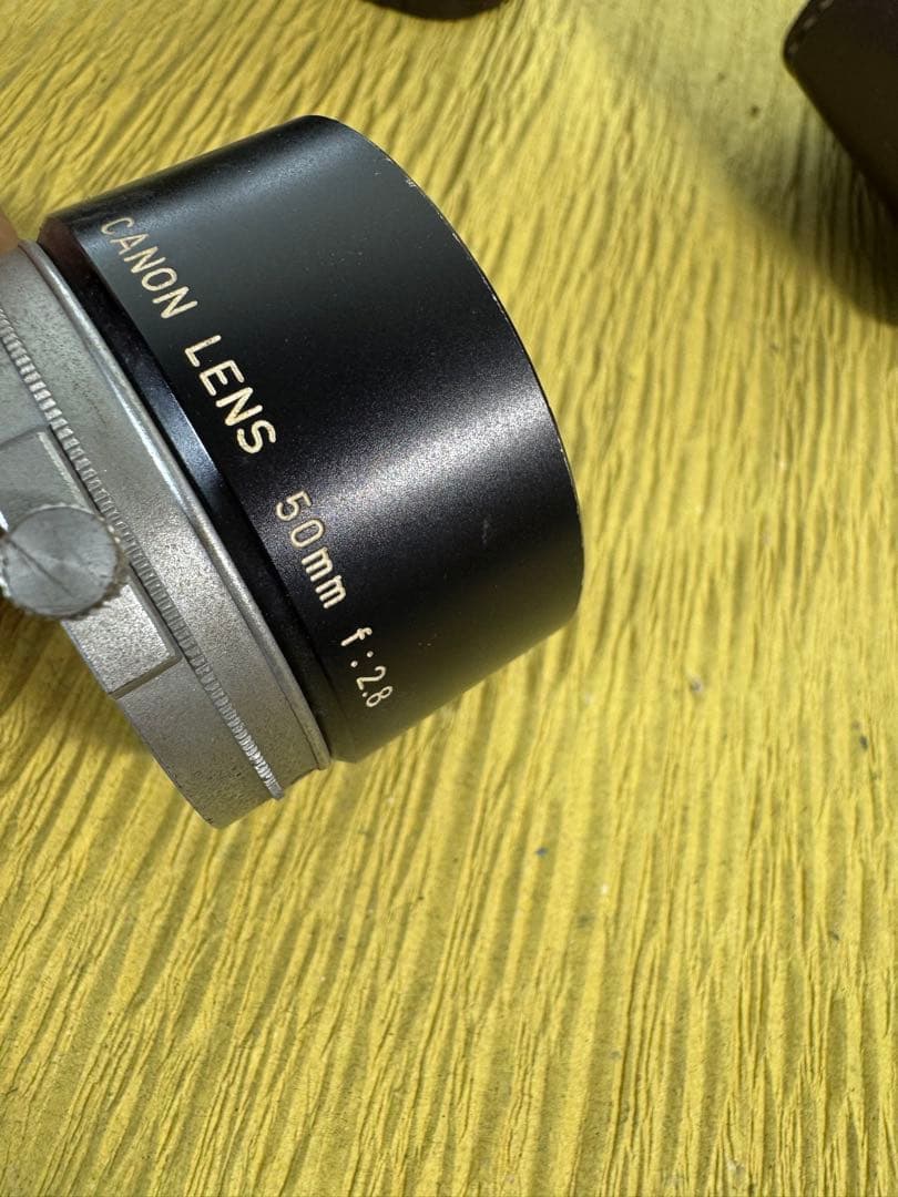 j*l様 Canon P + 50mm F2.8 レンズ付 ケースあり