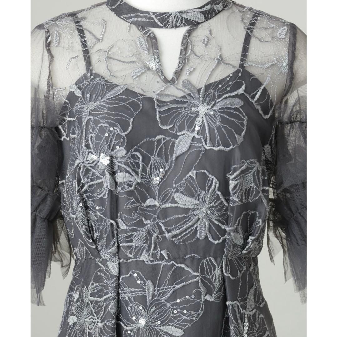 niana パーティードレス　スパンコール刺繍レース