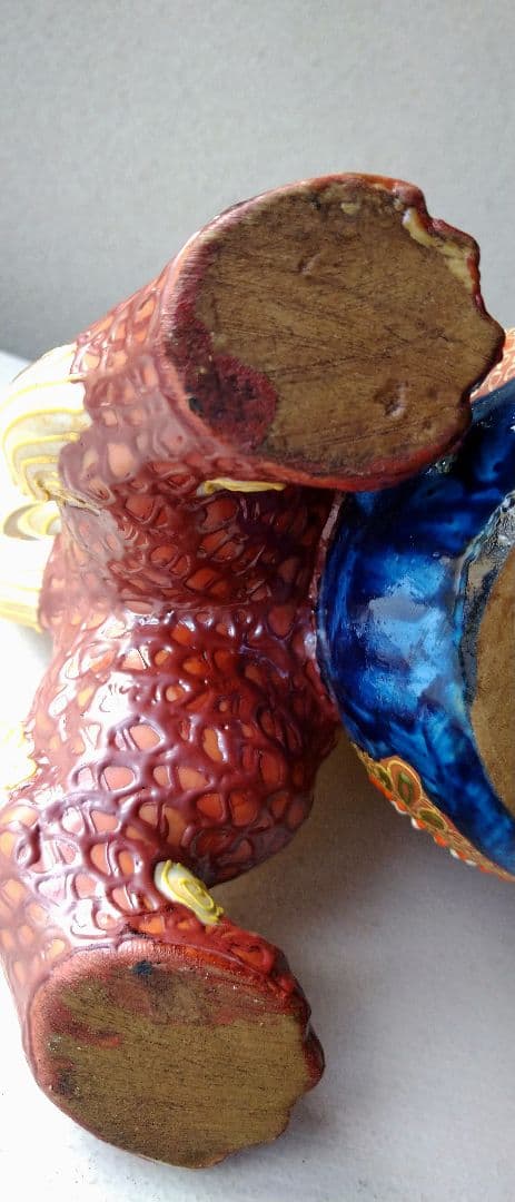 唐獅子    陶器置物  ②