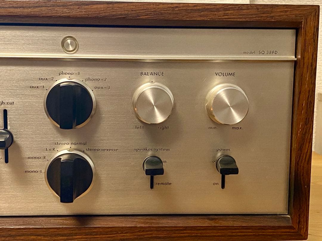 LUXMAN SQ38FD 管球式プリメインアンプ
