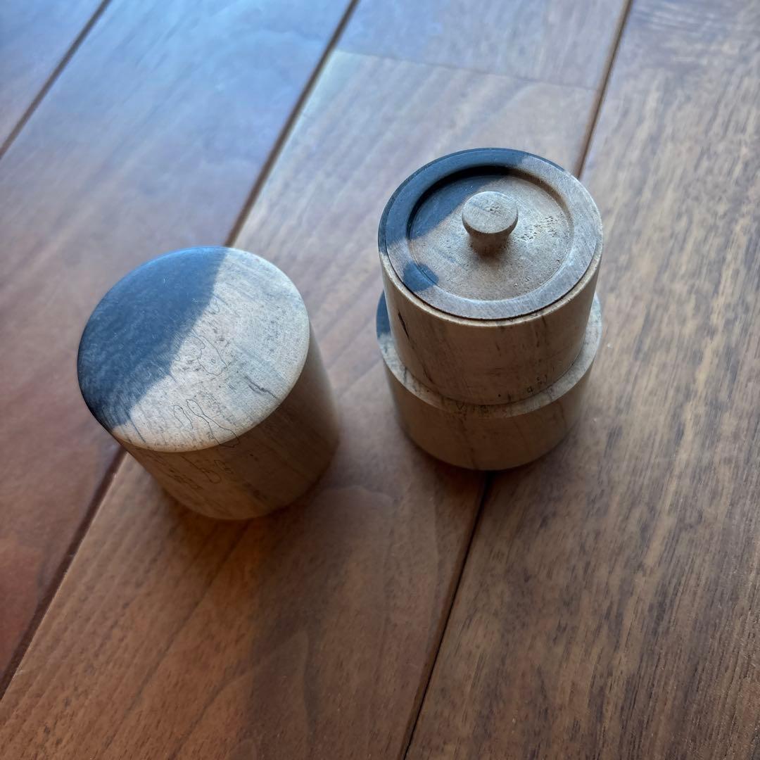 茶箱　携帯用　茶器　茶入れ　仕覆付き