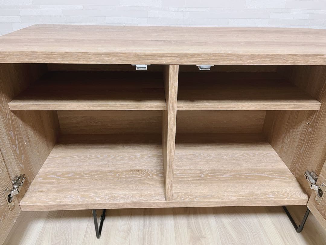 LOWYA[幅180] 日本製 ハイテレビ台 半完成品 木目調