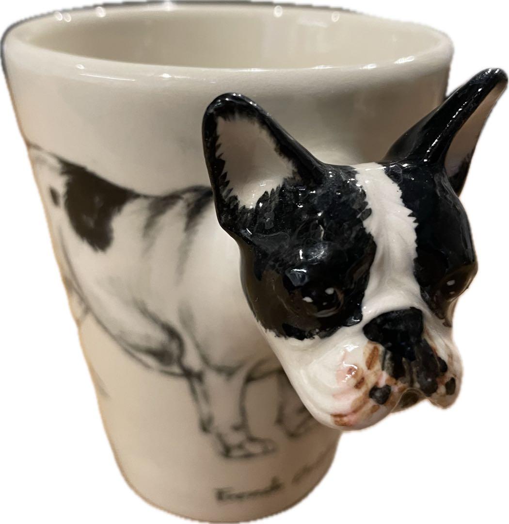 希少/里親募集✴︎Blue witch フレンチブルドッグマグカップ