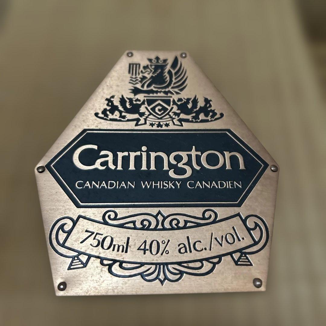 貴重Carrington カナディアンウイスキー 750ml 40%ヴィンテージ