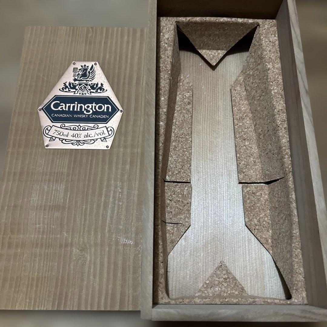 貴重Carrington カナディアンウイスキー 750ml 40%ヴィンテージ