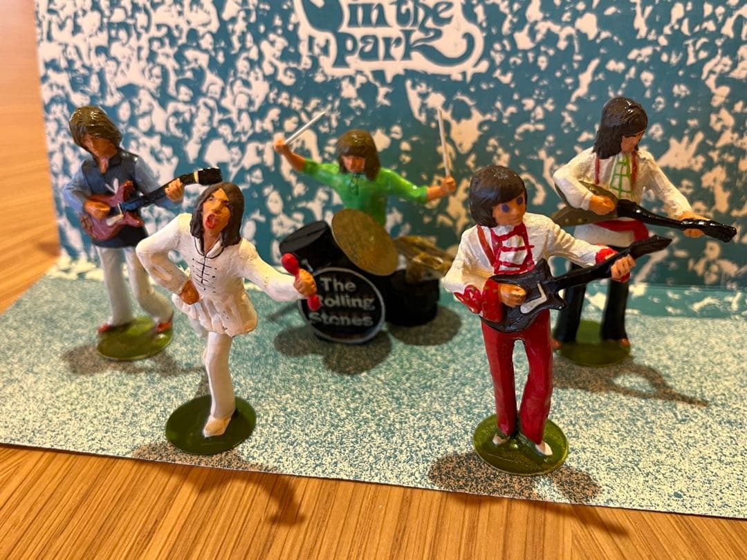 ザ・ローリング・ストーンズ アンティークフィギュアセット　ハイドパークコンサート