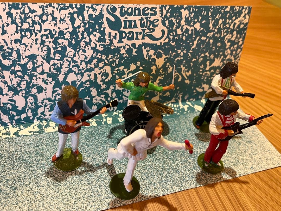 ザ・ローリング・ストーンズ アンティークフィギュアセット　ハイドパークコンサート