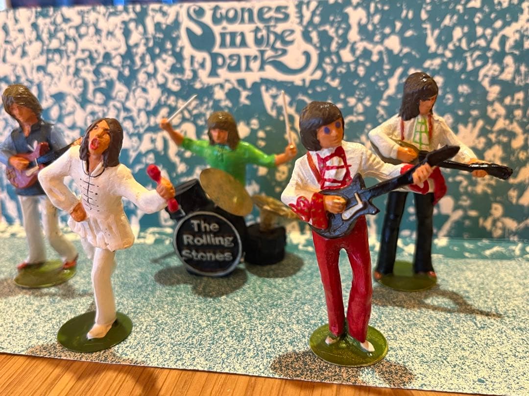 ザ・ローリング・ストーンズ アンティークフィギュアセット　ハイドパークコンサート