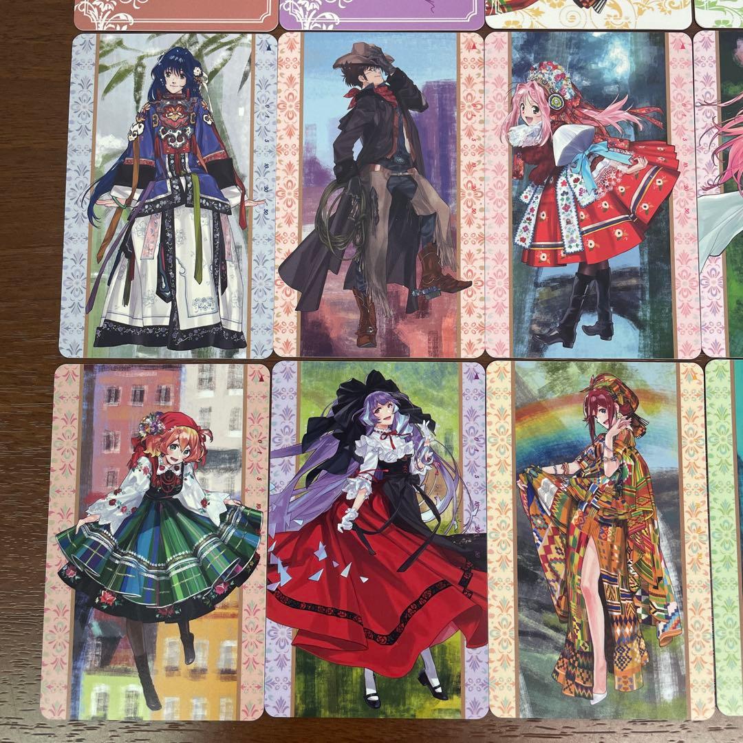 ❶マクロス万国博覧会 テレホンカード風シート 全20種コンプ