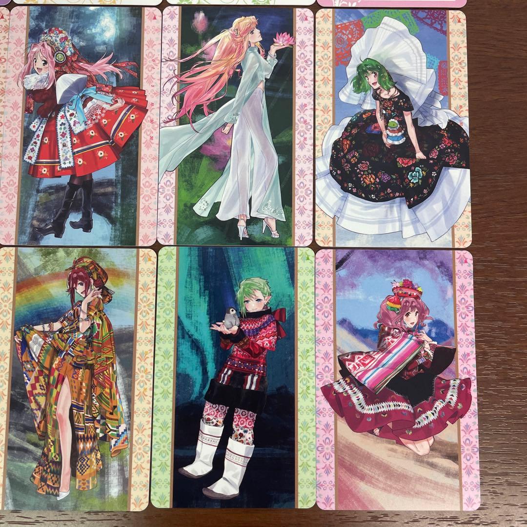 ❶マクロス万国博覧会 テレホンカード風シート 全20種コンプ