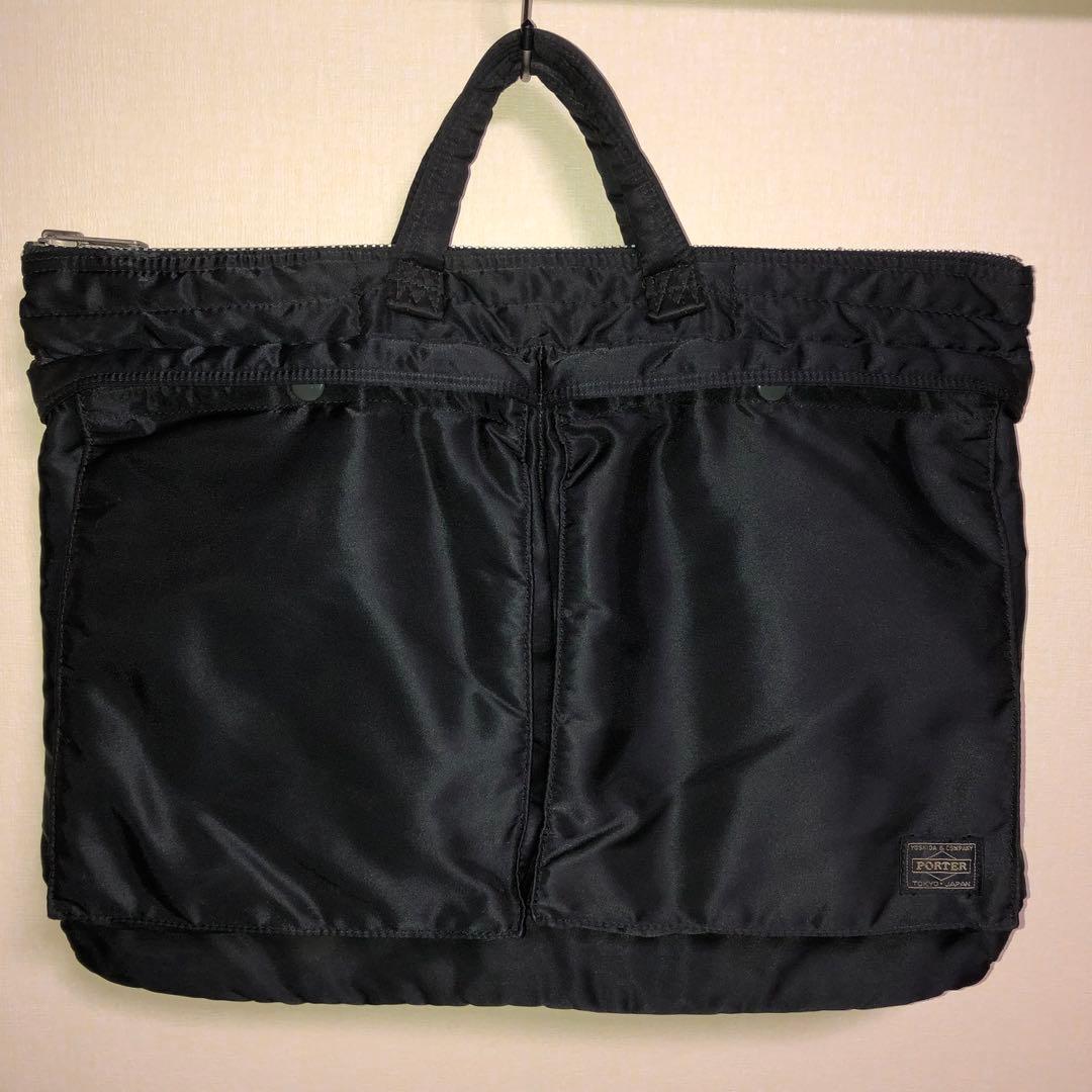 美品✨ポーター タンカー シュートヘルメットL ブラック A4可 吉田カバン