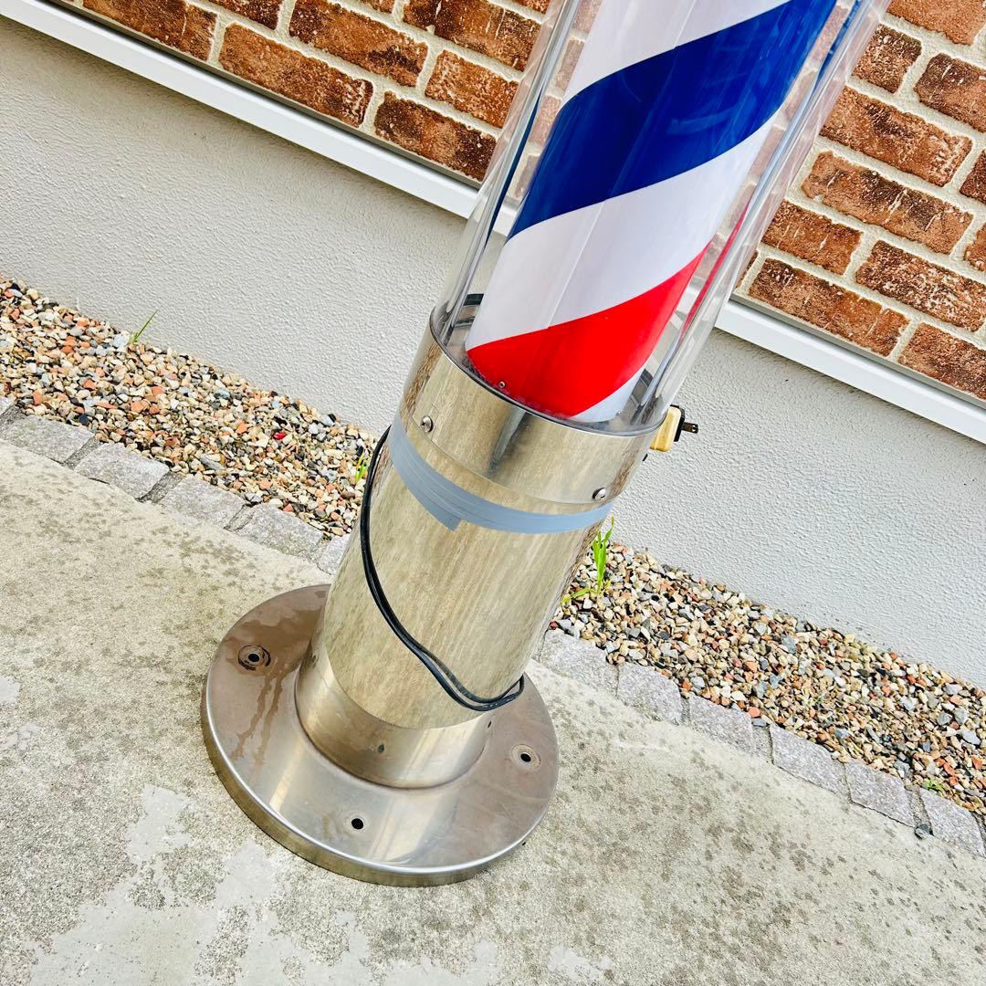 【動作ok】喜田アイディア サインポール 理容室 美容室 床屋 業務用