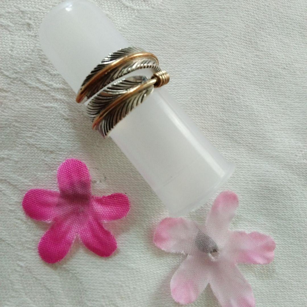 ハーヴィーメイス　ナバホ　インディアンジュエリー12KGF 　フェザーリング