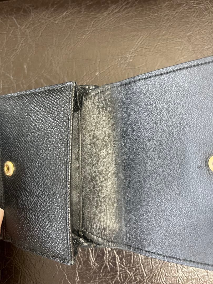 Dior CDロゴ ブラック 三つ折り財布